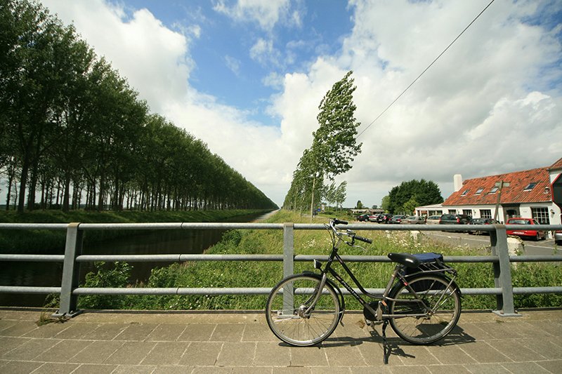 Cycling route through Winterswijk countryside